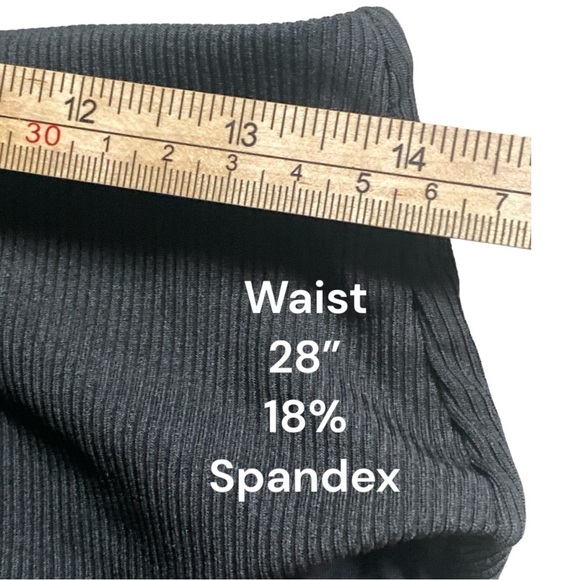 One Piece One Shoulder Cut Out Ribbed Midriff Cut-Out Swimsuit Black/Whi… - Picture 8 of 12